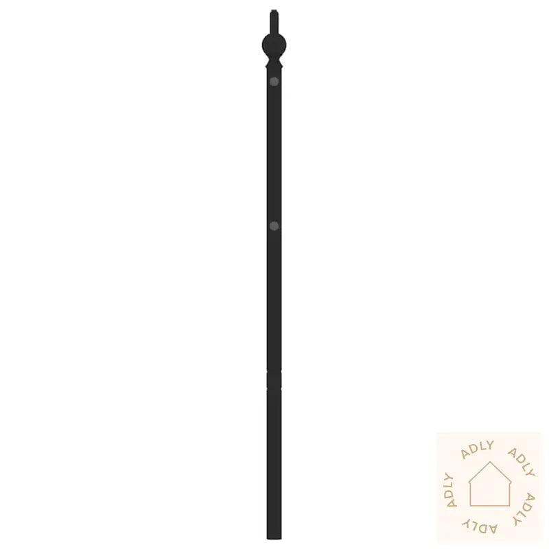 Sengegavl I Metall Svart 193 Cm