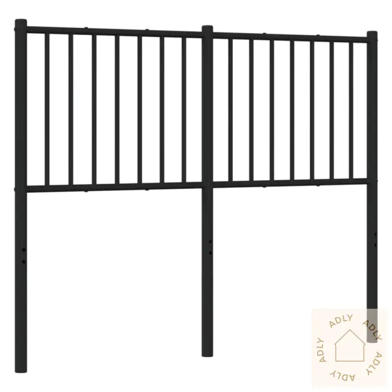 Sengegavl I Metall Svart 120 Cm