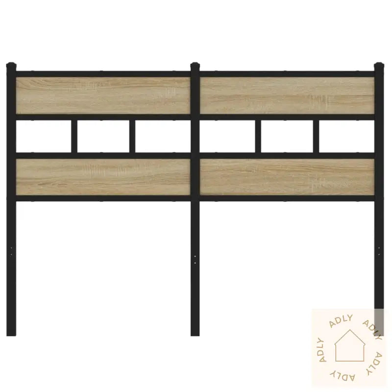 Hodegavl Sonoma Eik 120 Cm Jern Og Konstruert Tre