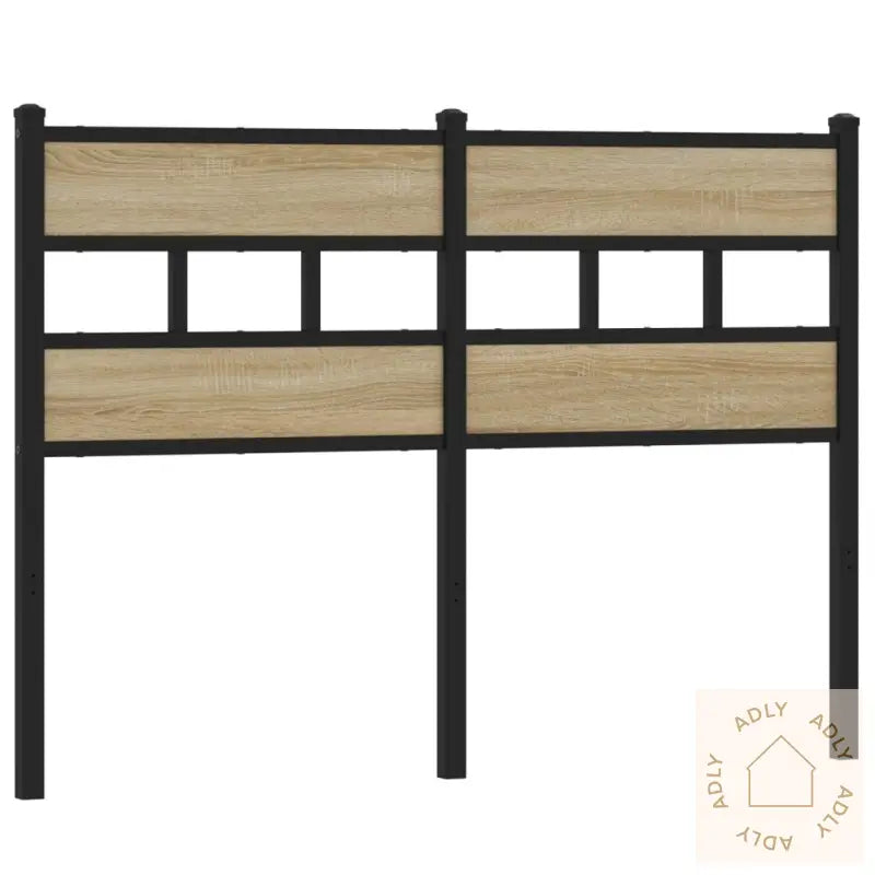 Hodegavl Sonoma Eik 120 Cm Jern Og Konstruert Tre