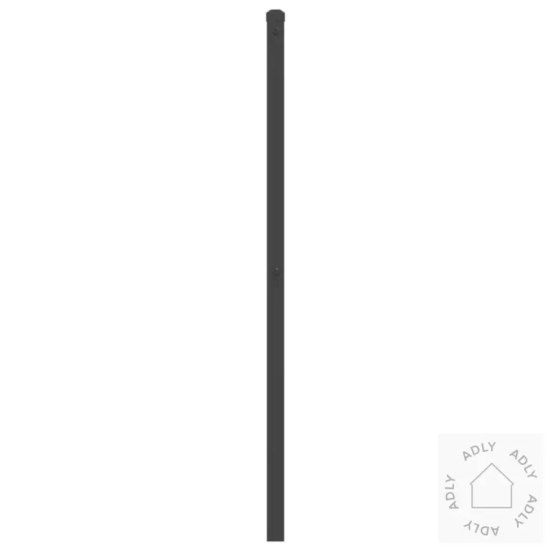 Sengegavl I Metall Svart 200 Cm