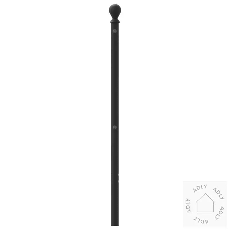 Sengegavl I Metall Svart 200 Cm