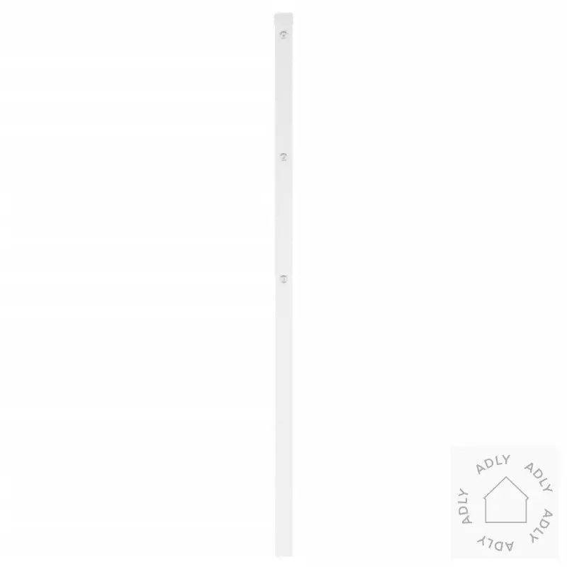 Sengegavl I Metall Hvit 135 Cm