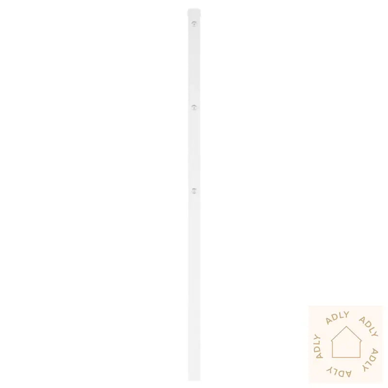 Sengegavl I Metall Hvit 150 Cm