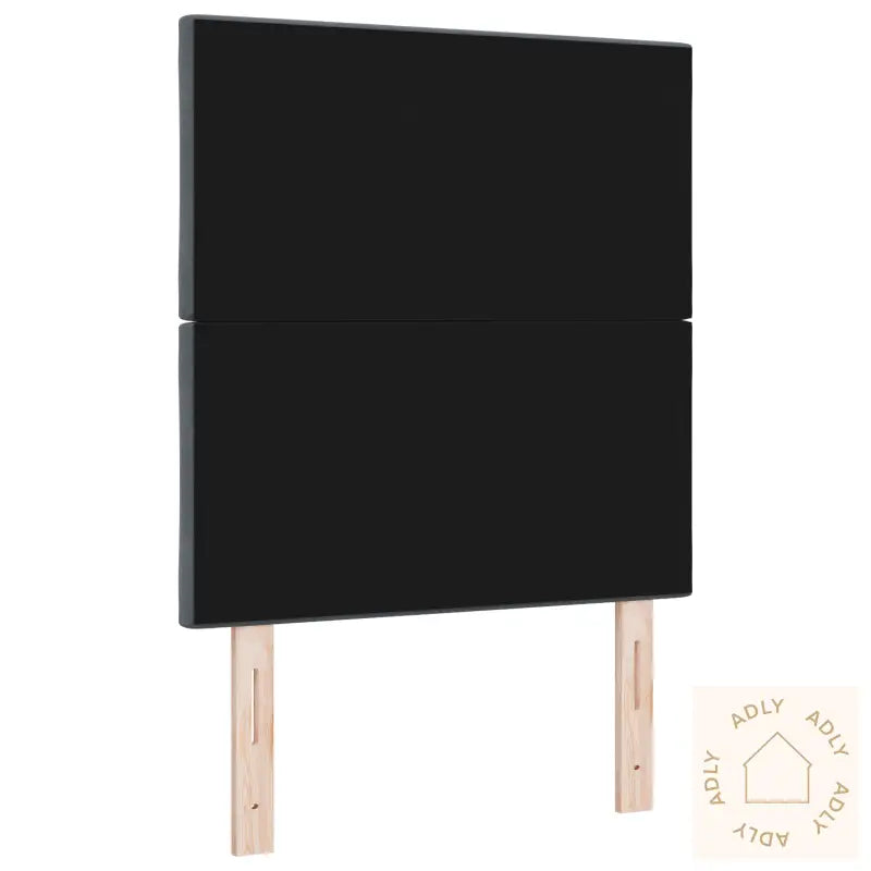 Sengegavl Diamantblokkmønster Mørk Grå 80 Cm Velvet