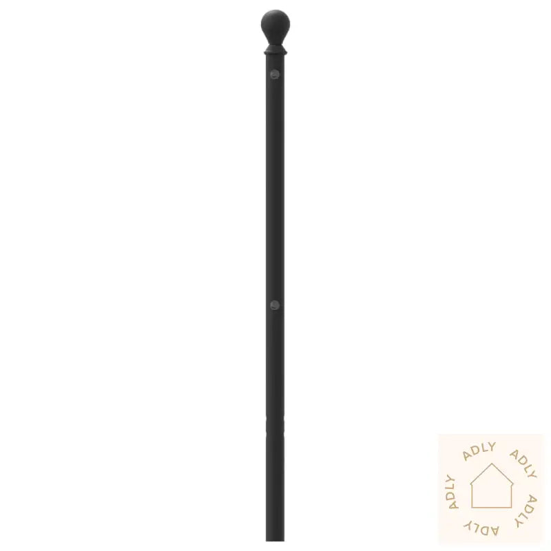 Sengegavl I Metall Svart 107 Cm