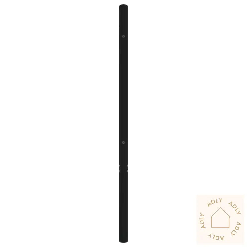 Sengegavl I Metall Svart 200 Cm