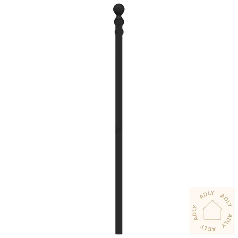 Sengegavl I Metall Svart 193 Cm