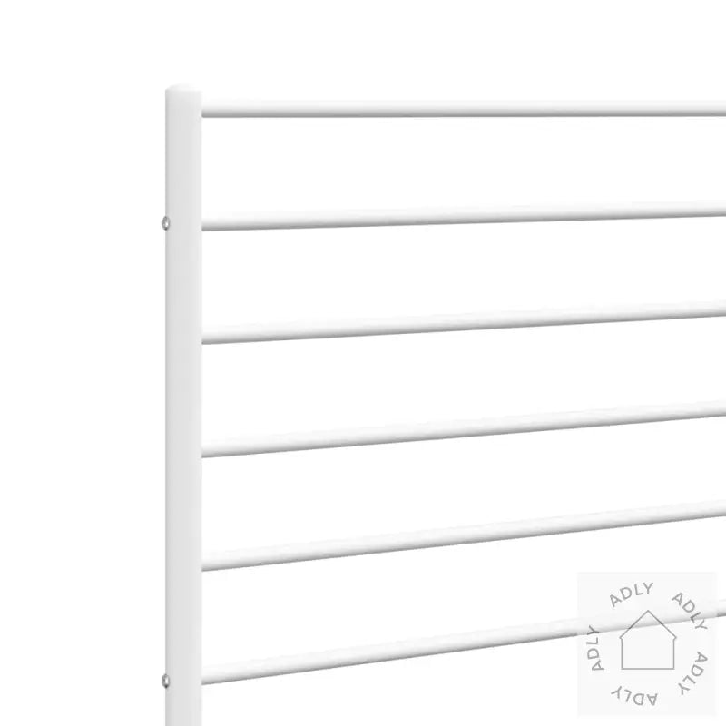 Sengegavl I Metall Hvit 80 Cm