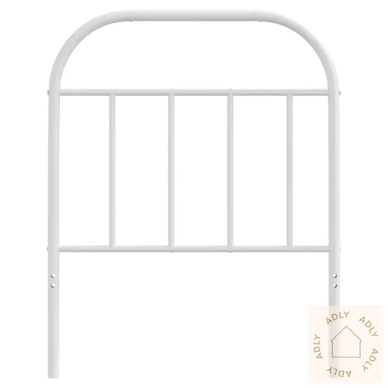 Sengegavl I Metall Hvit 75 Cm