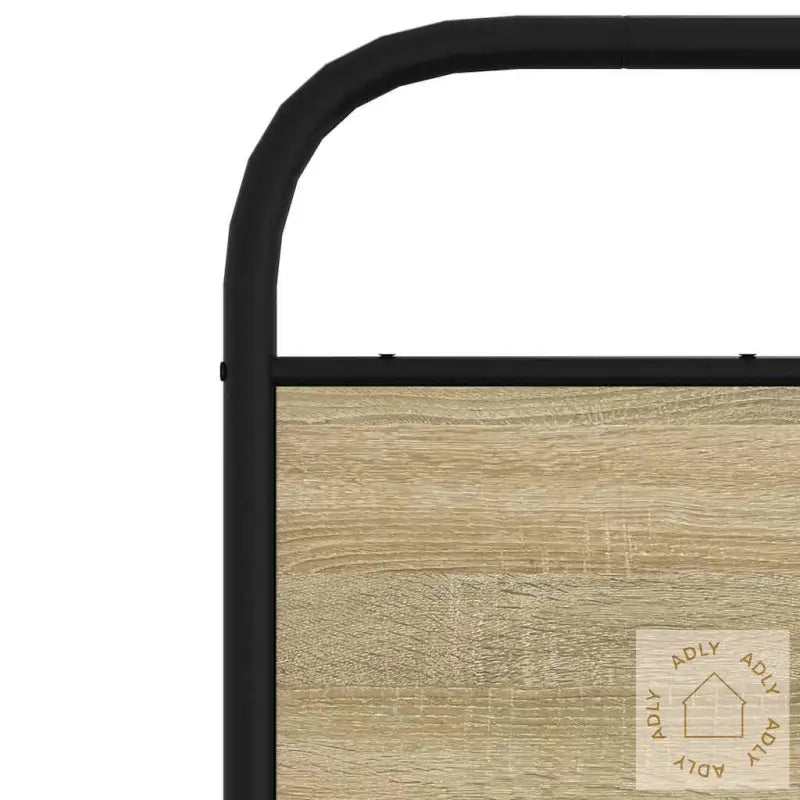 Hodegavl Sonoma Eik 120 Cm Stål Og Konstruert Tre