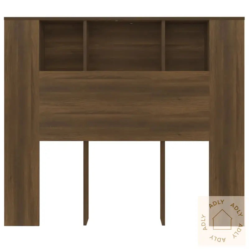 Sengegavlskap Brun Eik 120X18,5X102,5 Cm