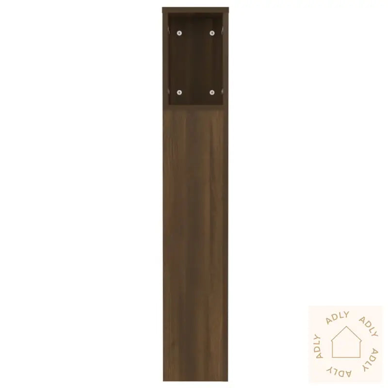 Sengegavlskap Brun Eik 120X18,5X102,5 Cm