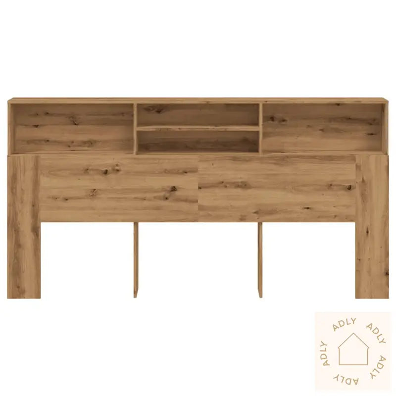 Hodegavl Med Hyller Artisan Eik 200X19X103,5 Cm Konstruert Tre