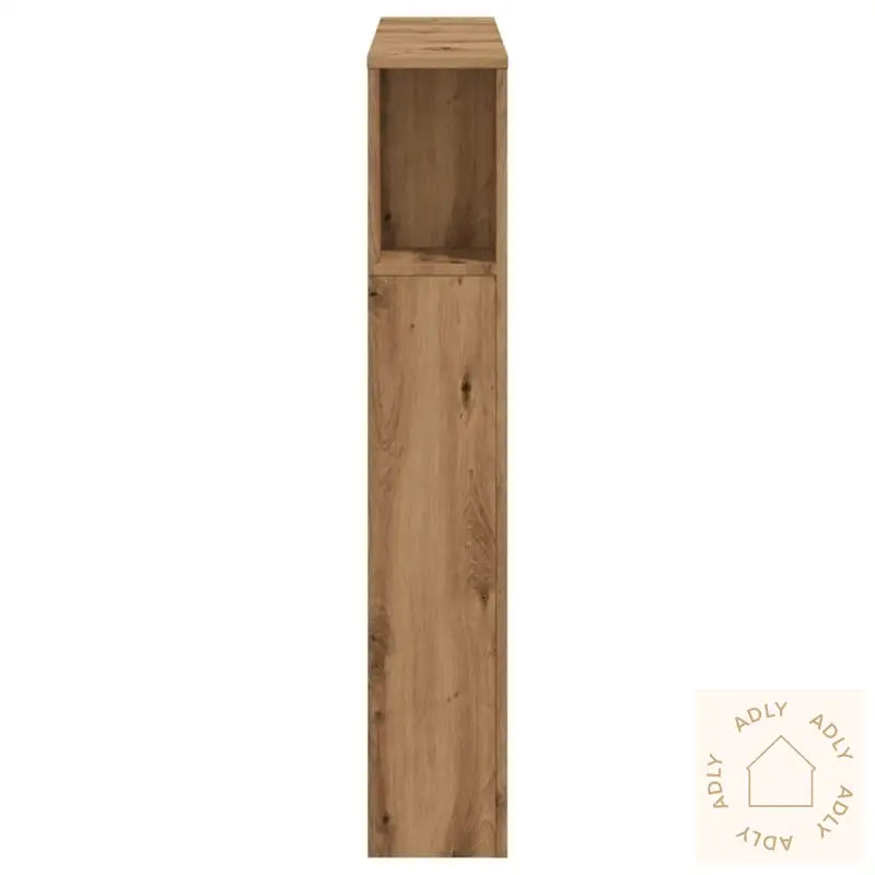 Hodegavl Med Hylle Artisan Eik 100X19X104,5 Cm Konstruert Tre