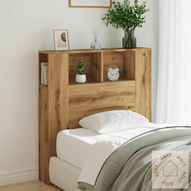 Hodegavl Med Hylle Artisan Eik 100X19X104,5 Cm Konstruert Tre