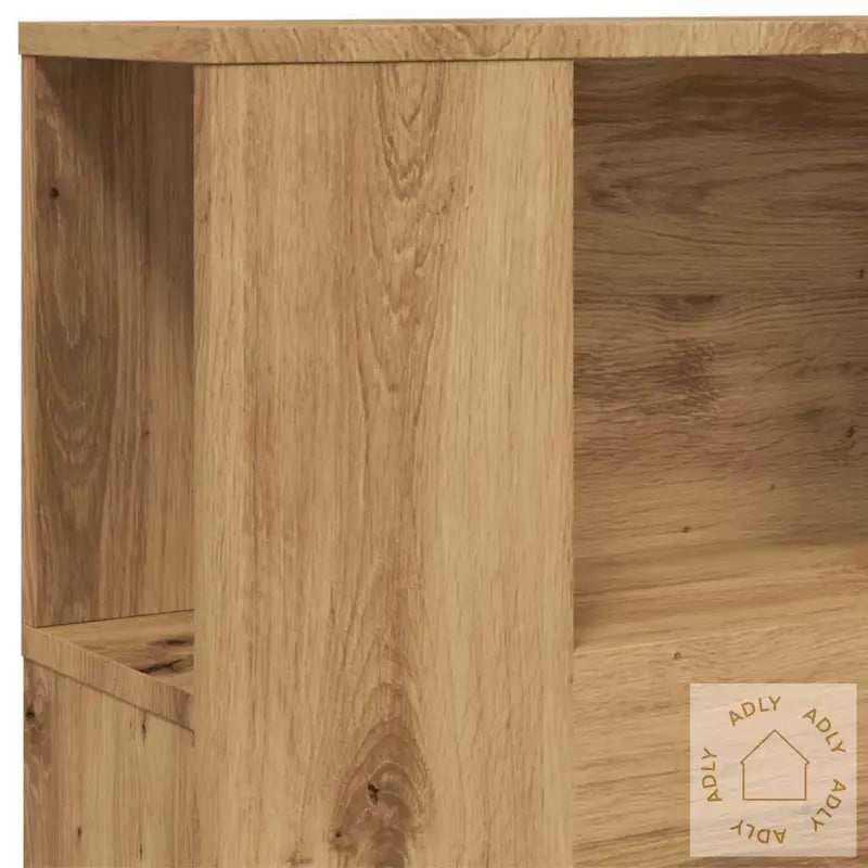 Hodegavl Med Hylle Artisan Eik 100X19X104,5 Cm Konstruert Tre
