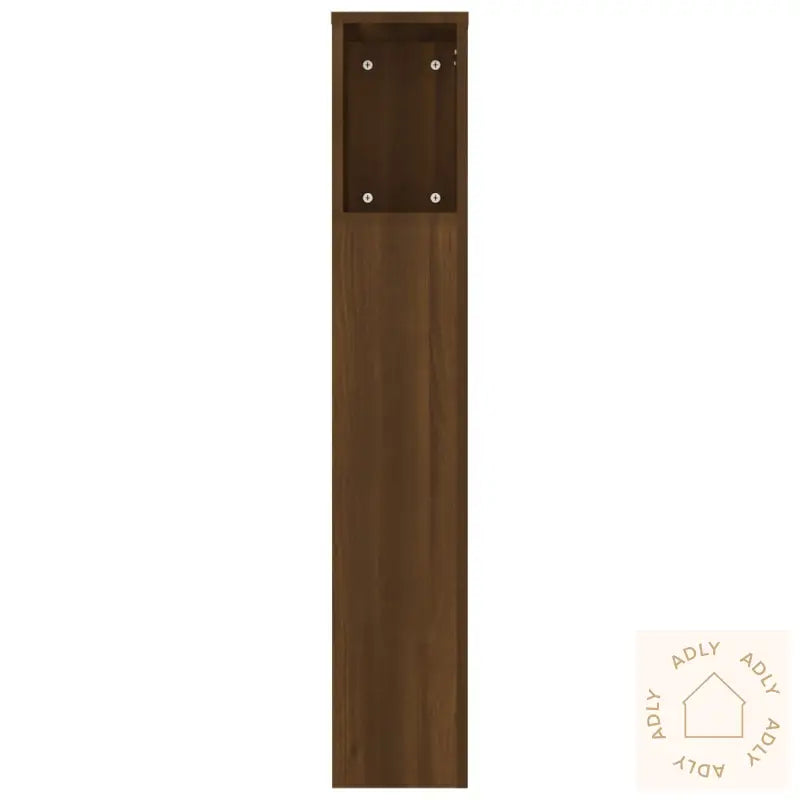 Sengegavlskap Brun Eik 180X18,5X104,5 Cm