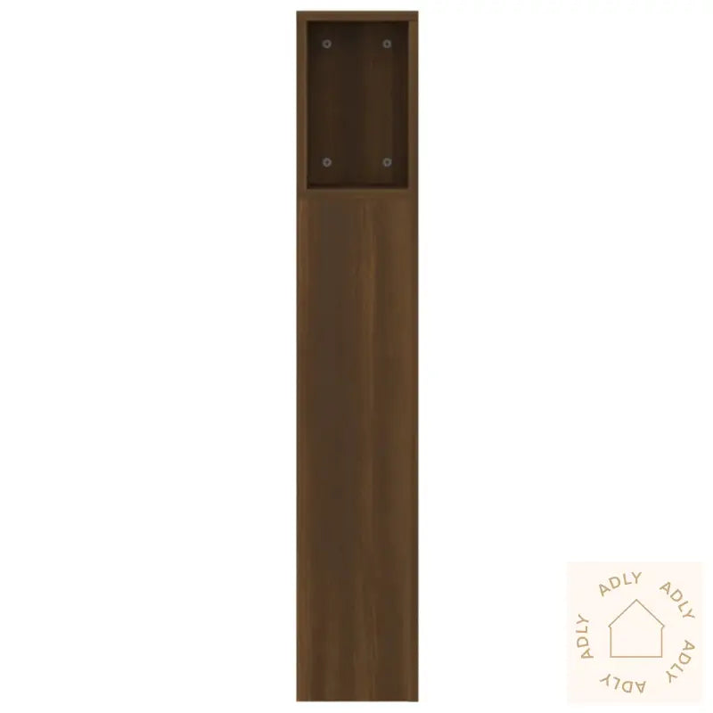 Sengegavlskap Brun Eik 160X18,5X104,5 Cm