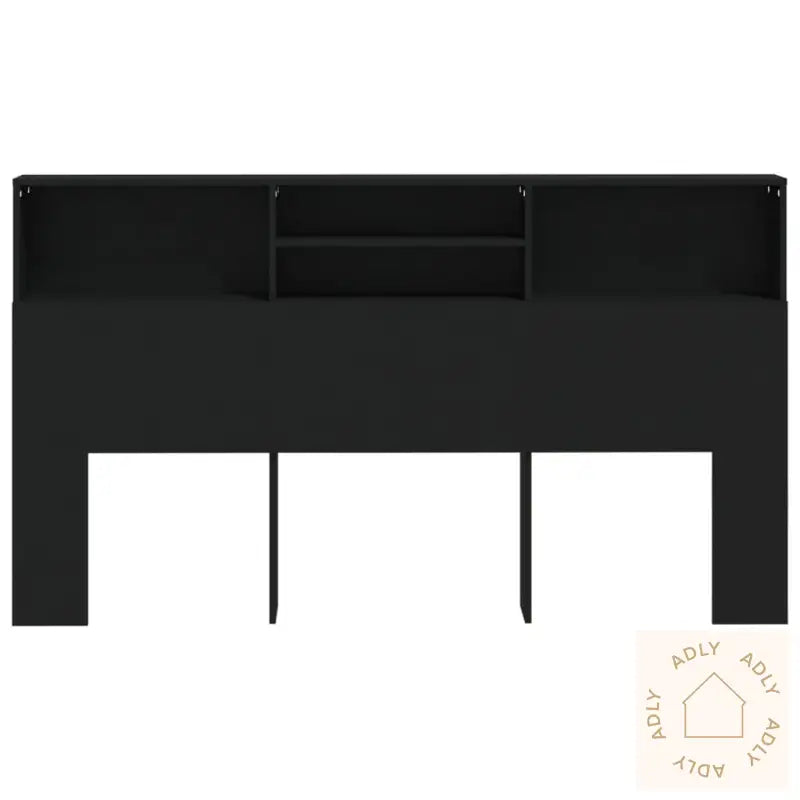 Sengegavlskap Svart 180X19X103,5 Cm