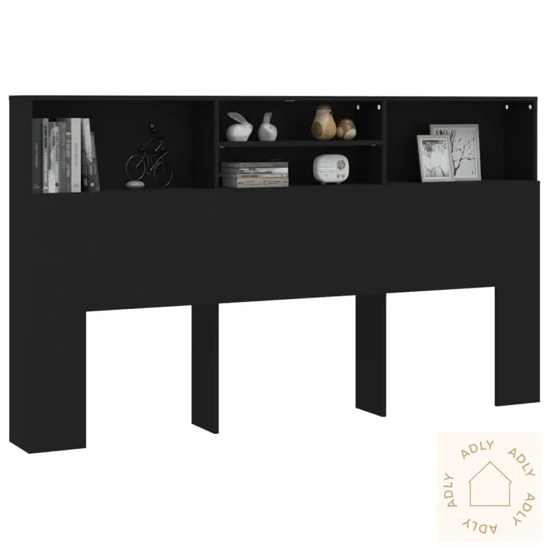 Sengegavlskap Svart 180X19X103,5 Cm