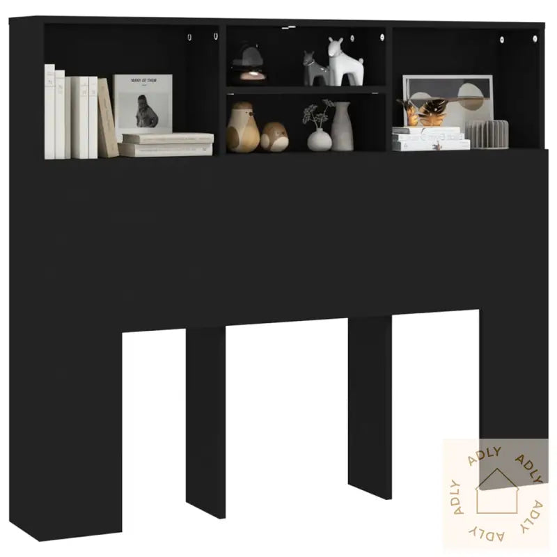Sengegavlskap Svart 120X19X103,5 Cm