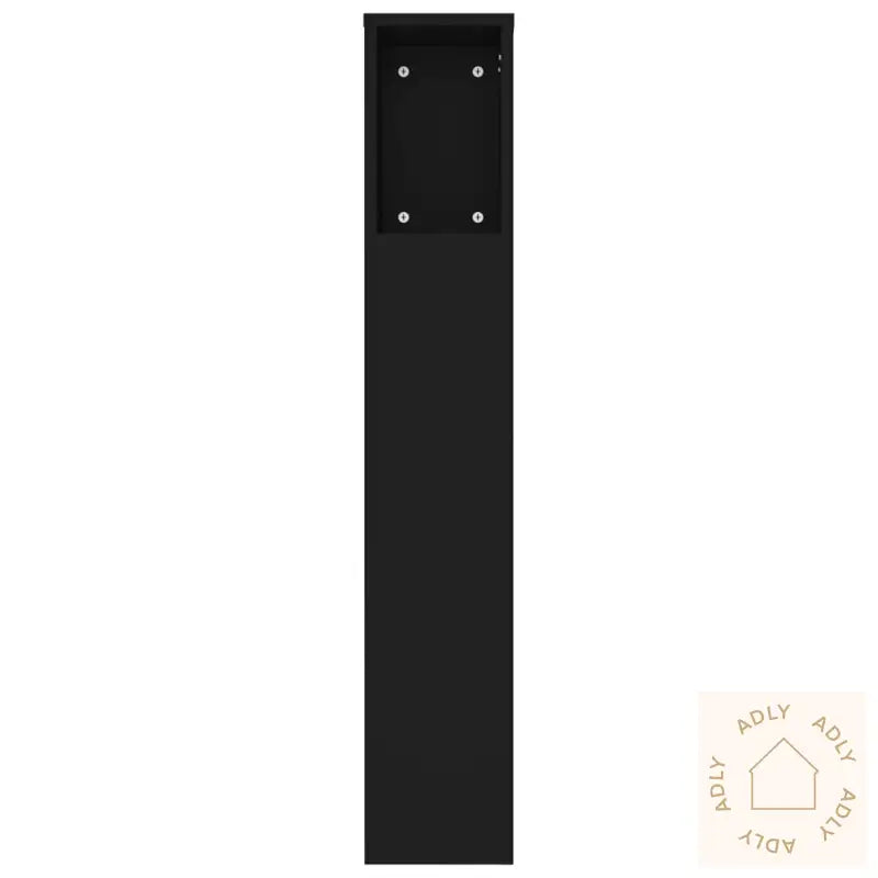 Sengegavlskap Svart 180X18,5X104,5 Cm