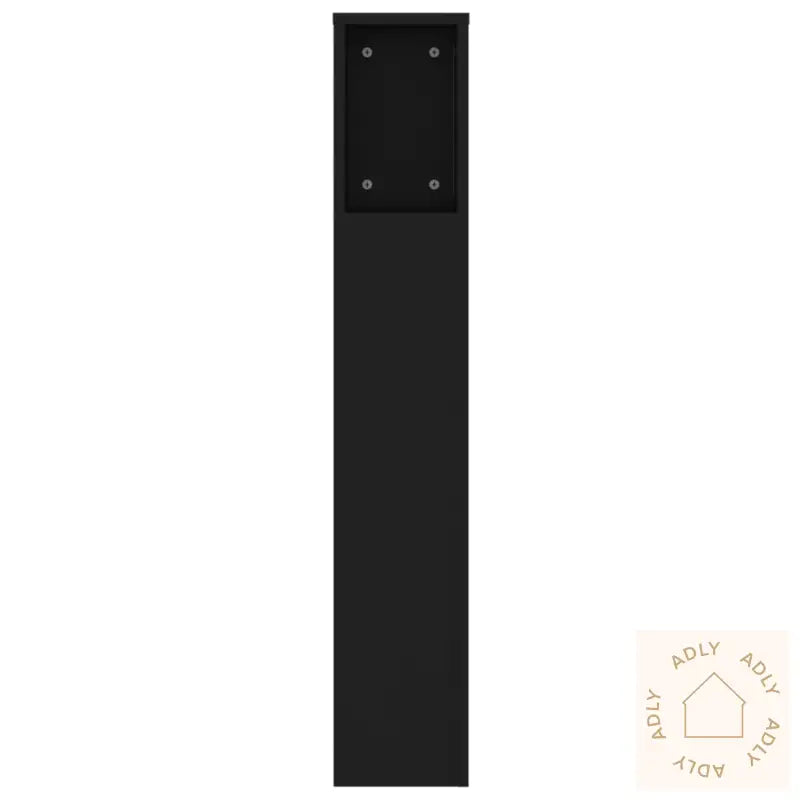 Sengegavlskap Svart 140X18,5X104,5 Cm