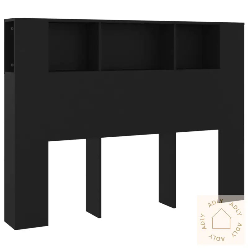 Sengegavlskap Svart 140X18,5X104,5 Cm