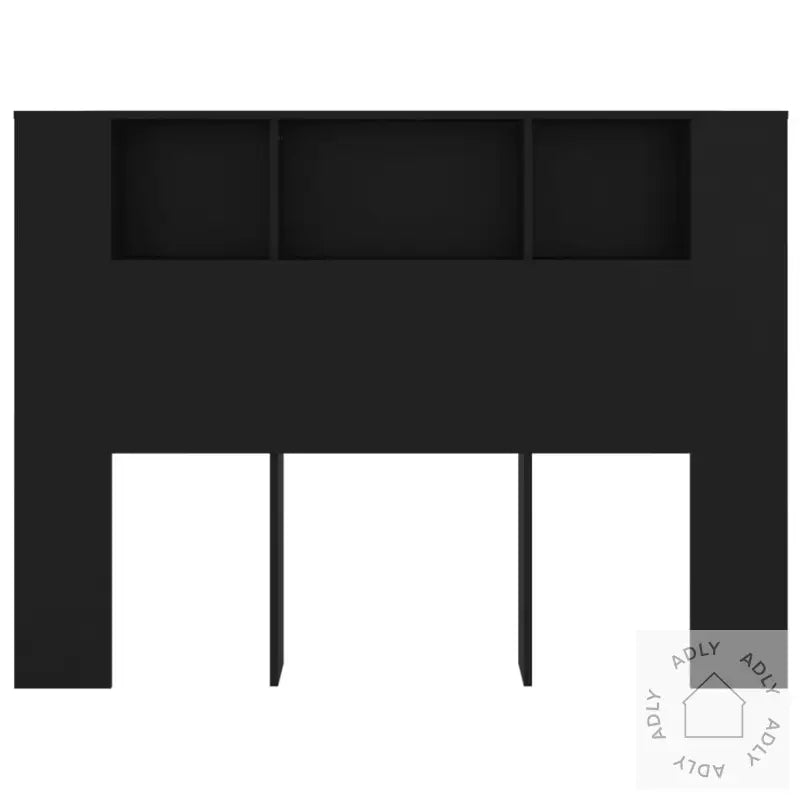 Sengegavlskap Svart 140X18,5X104,5 Cm