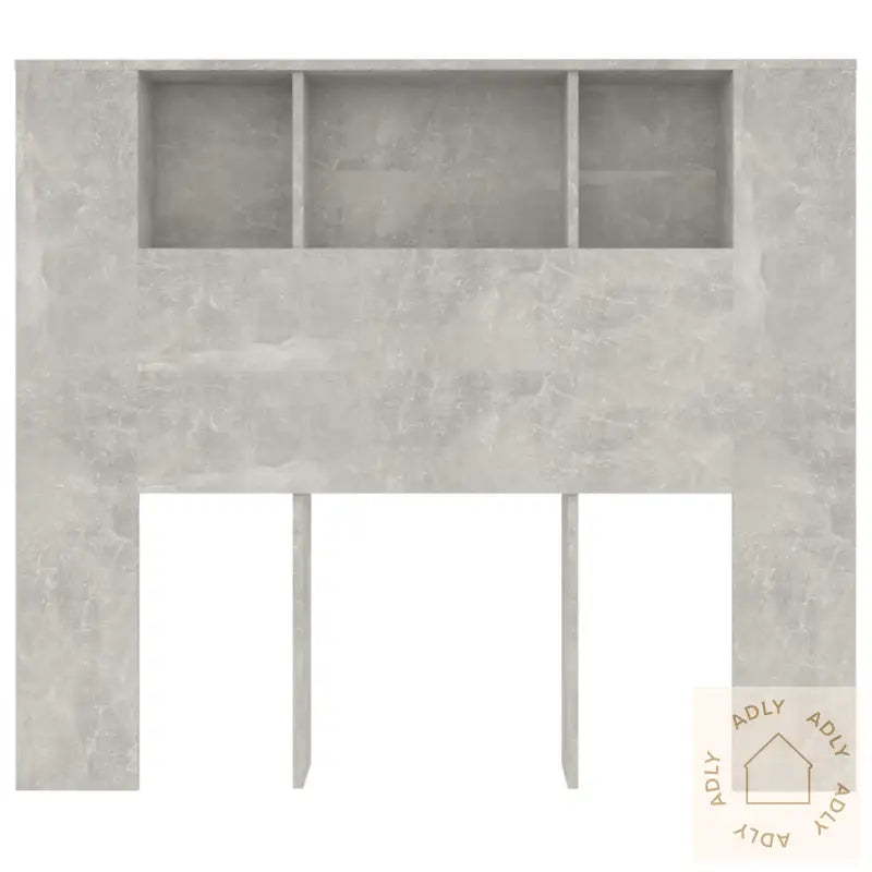 Sengegavlskap Betonggrå 120X18,5X102,5 Cm