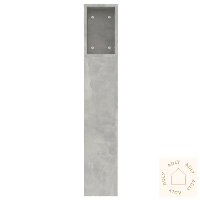 Sengegavlskap Betonggrå 120X18,5X102,5 Cm