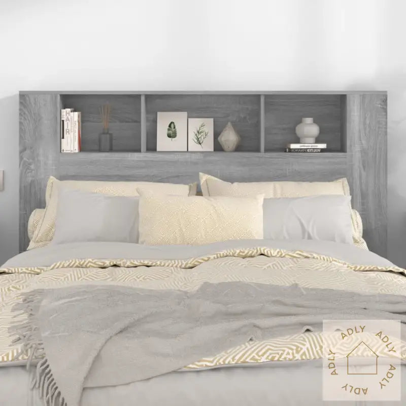 Sengegavlskap Grå Sonoma 160X18,5X104,5 Cm