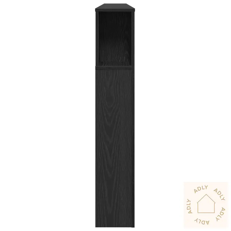 Hodegavlskap I Svart Eik - 180X18.5X102.5 Cm
