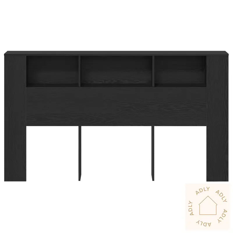Hodegavlskap I Svart Eik - 180X18.5X102.5 Cm