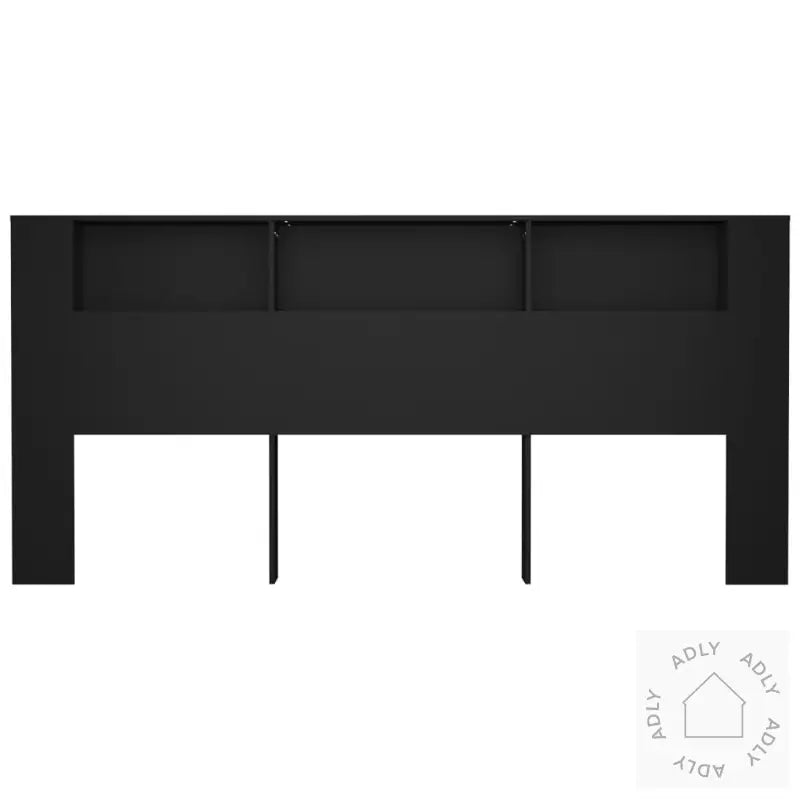 Sengegavlskap Svart 220X18,5X104,5 Cm