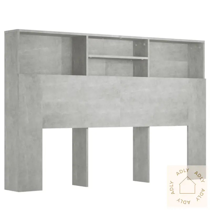 Sengegavlskap Betonggrå 160X19X103,5 Cm
