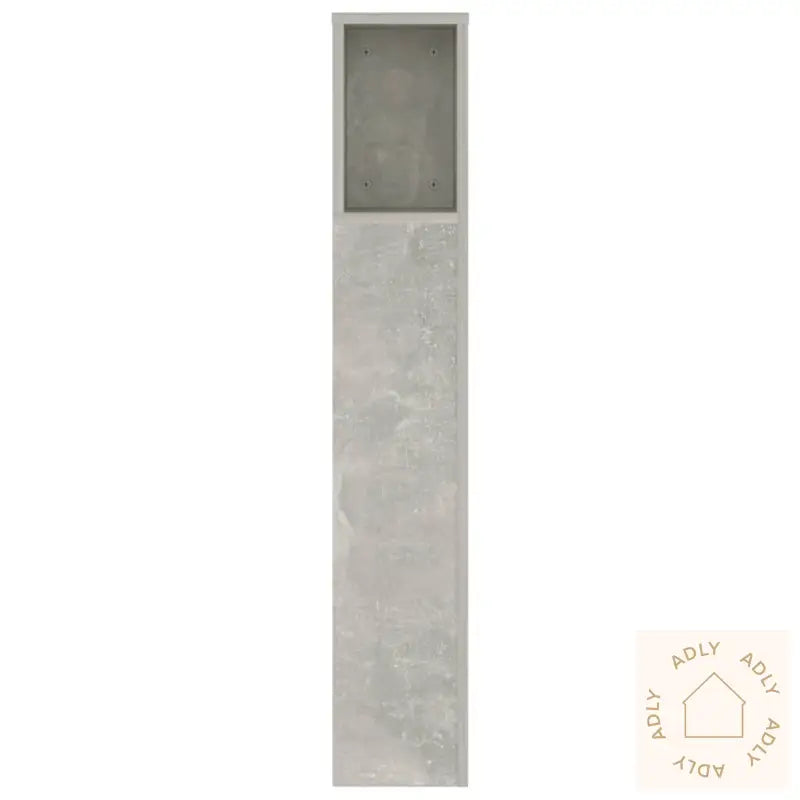 Sengegavlskap Betonggrå 140X18,5X104,5 Cm