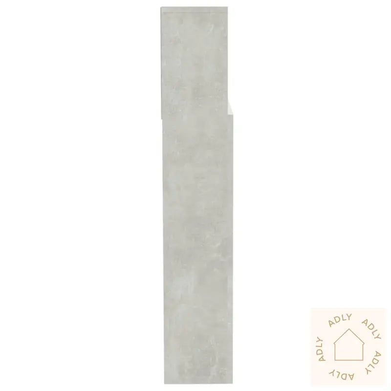 Sengegavlskap Betonggrå 200X19X103,5 Cm