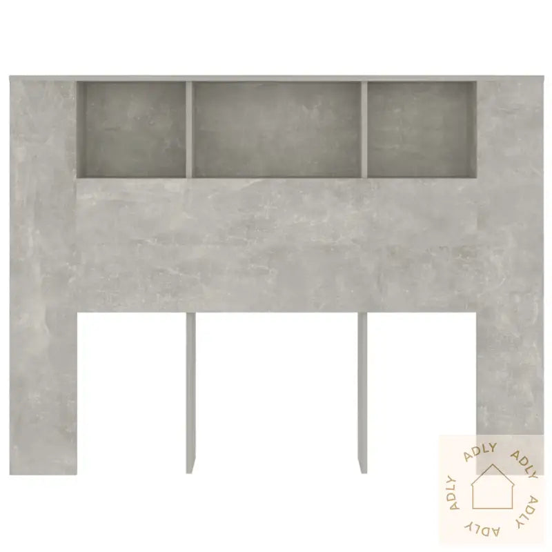 Sengegavlskap Betonggrå 140X18,5X104,5 Cm