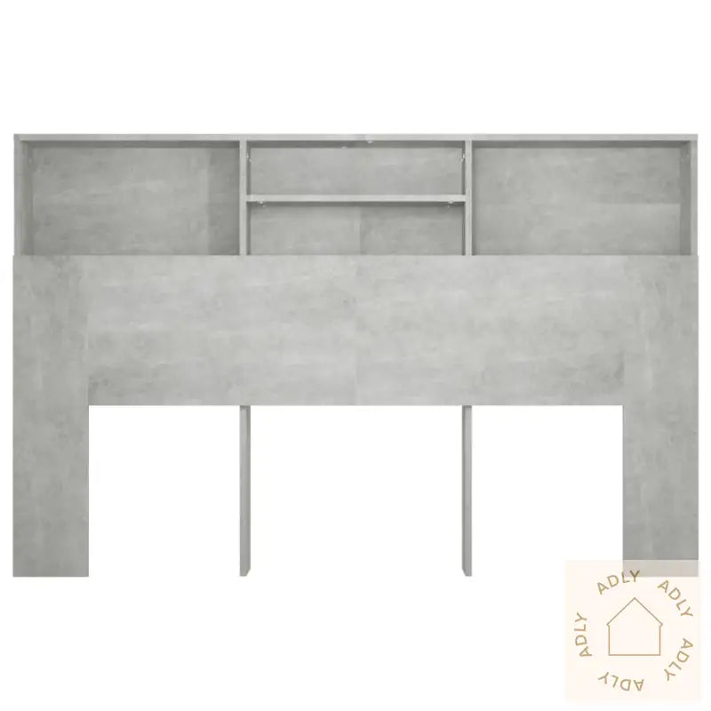 Sengegavlskap Betonggrå 160X19X103,5 Cm