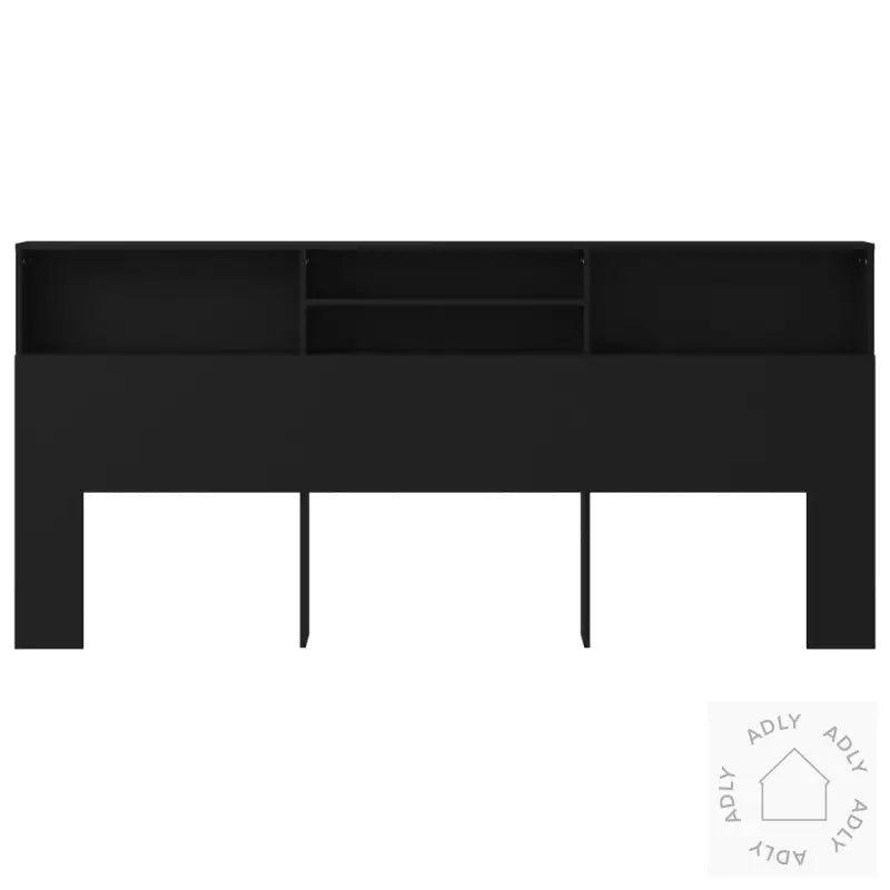Sengegavlskap Svart 220X19X103,5 Cm
