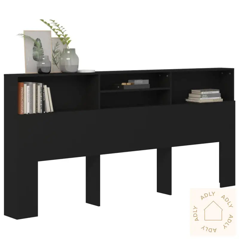 Sengegavlskap Svart 220X19X103,5 Cm