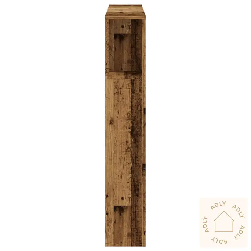 Hodegavl Med Hylle Gammelt Tre 100X19X104,5 Cm Konstruert Tre