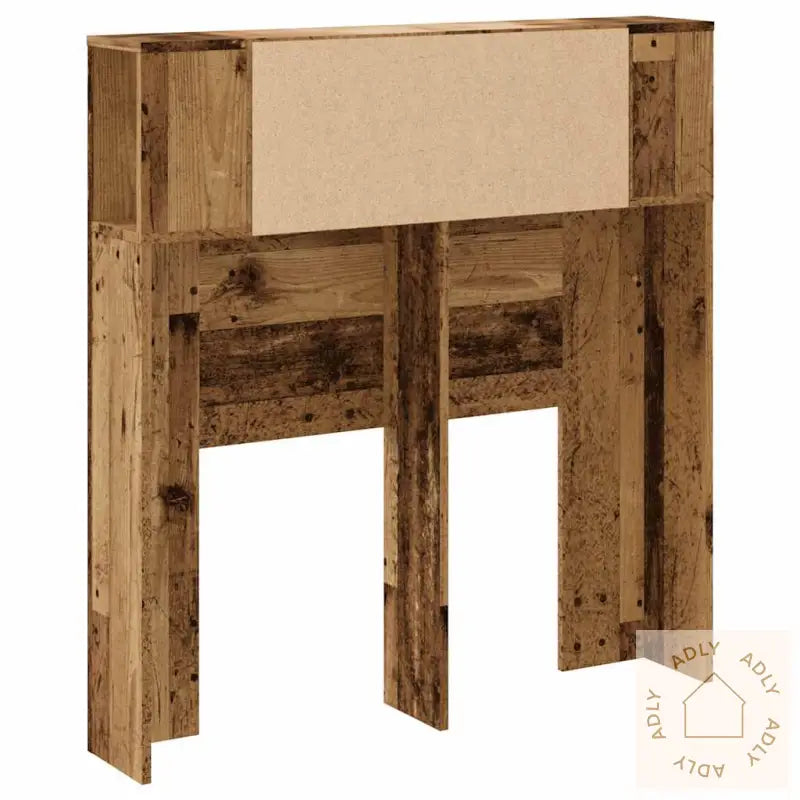 Hodegavl Med Hylle Gammelt Tre 100X19X104,5 Cm Konstruert Tre