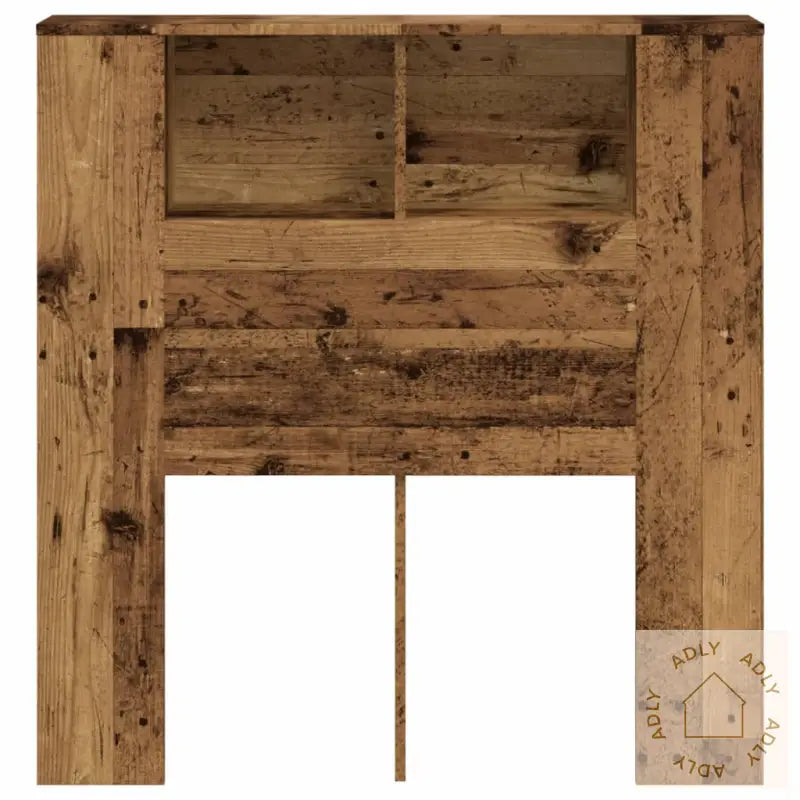 Hodegavl Med Hylle Gammelt Tre 100X19X104,5 Cm Konstruert Tre