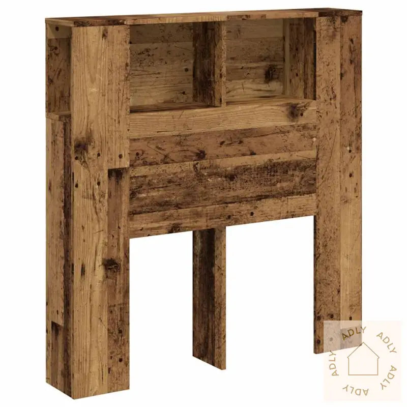 Hodegavl Med Hylle Gammelt Tre 100X19X104,5 Cm Konstruert Tre