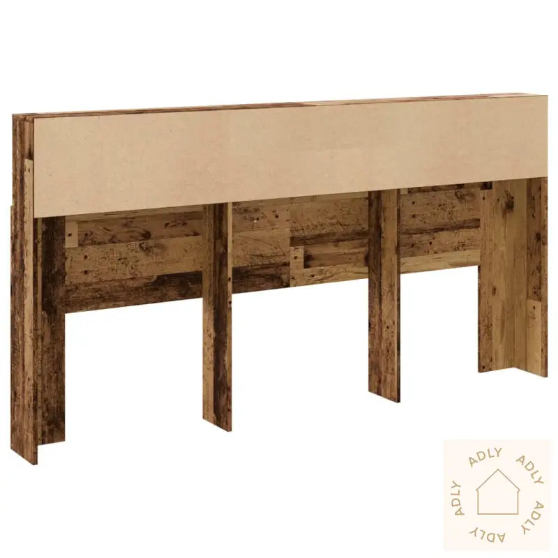 Hodegavl Med Hyller Gammelt Tre 200X19X103,5 Cm Konstruert Tre