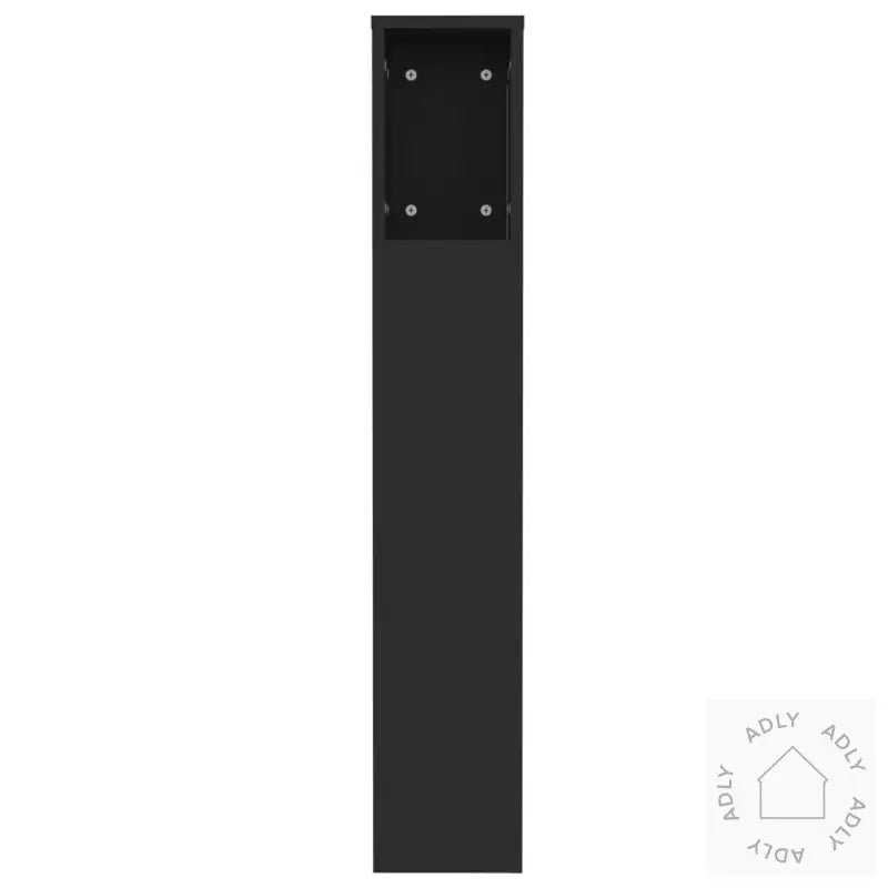 Sengegavlskap Svart 120X18,5X102,5 Cm