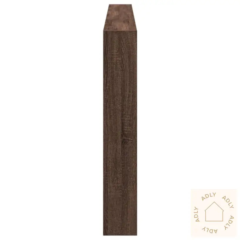 Hodegavl Skap Med Led Brun Eik 220X17X102 Cm
